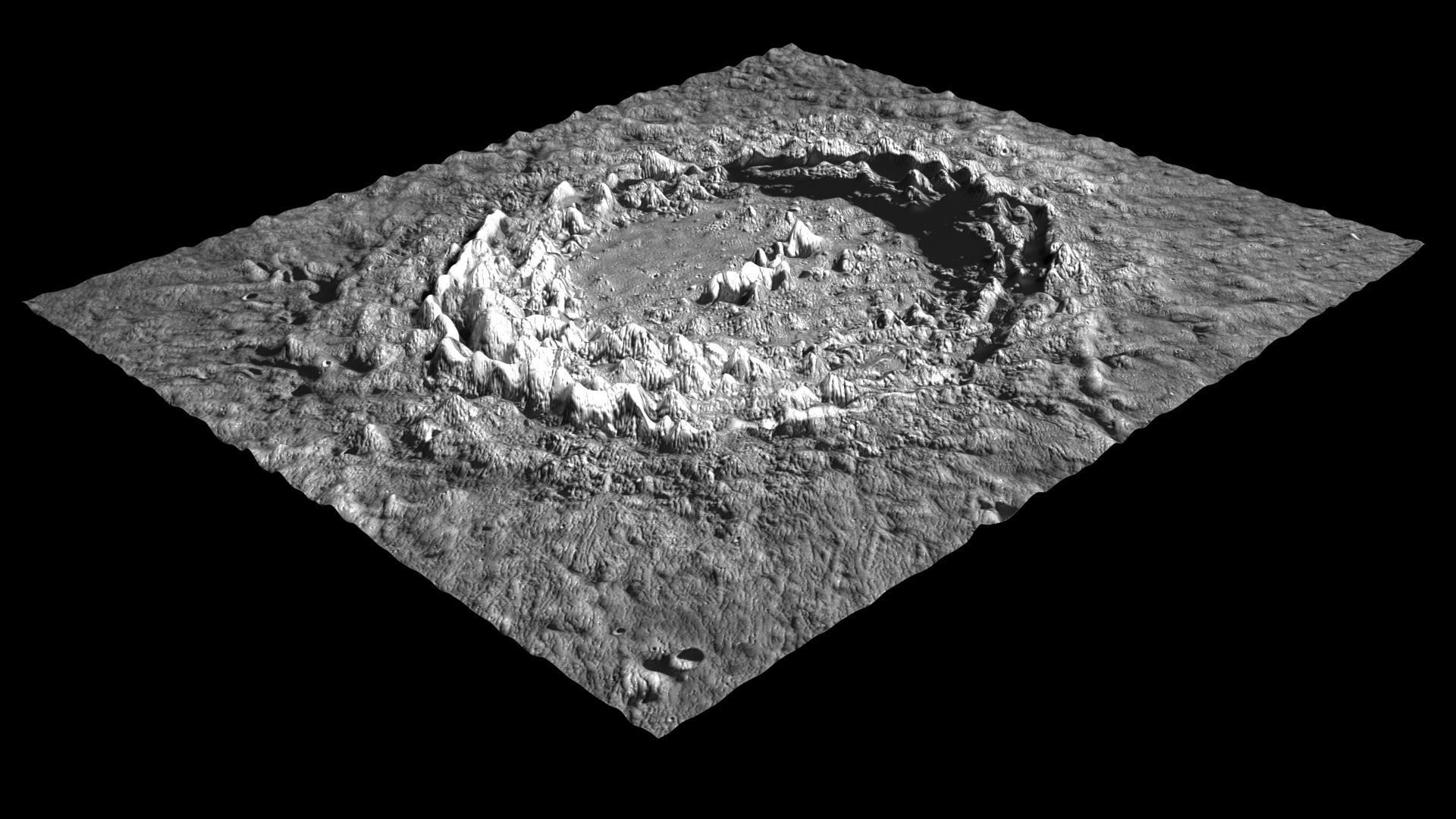 Copernicus Lunar Crater 3D model_7