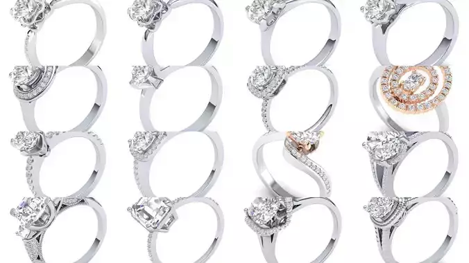 3DM 1133 RING FILES 3D Model Collection