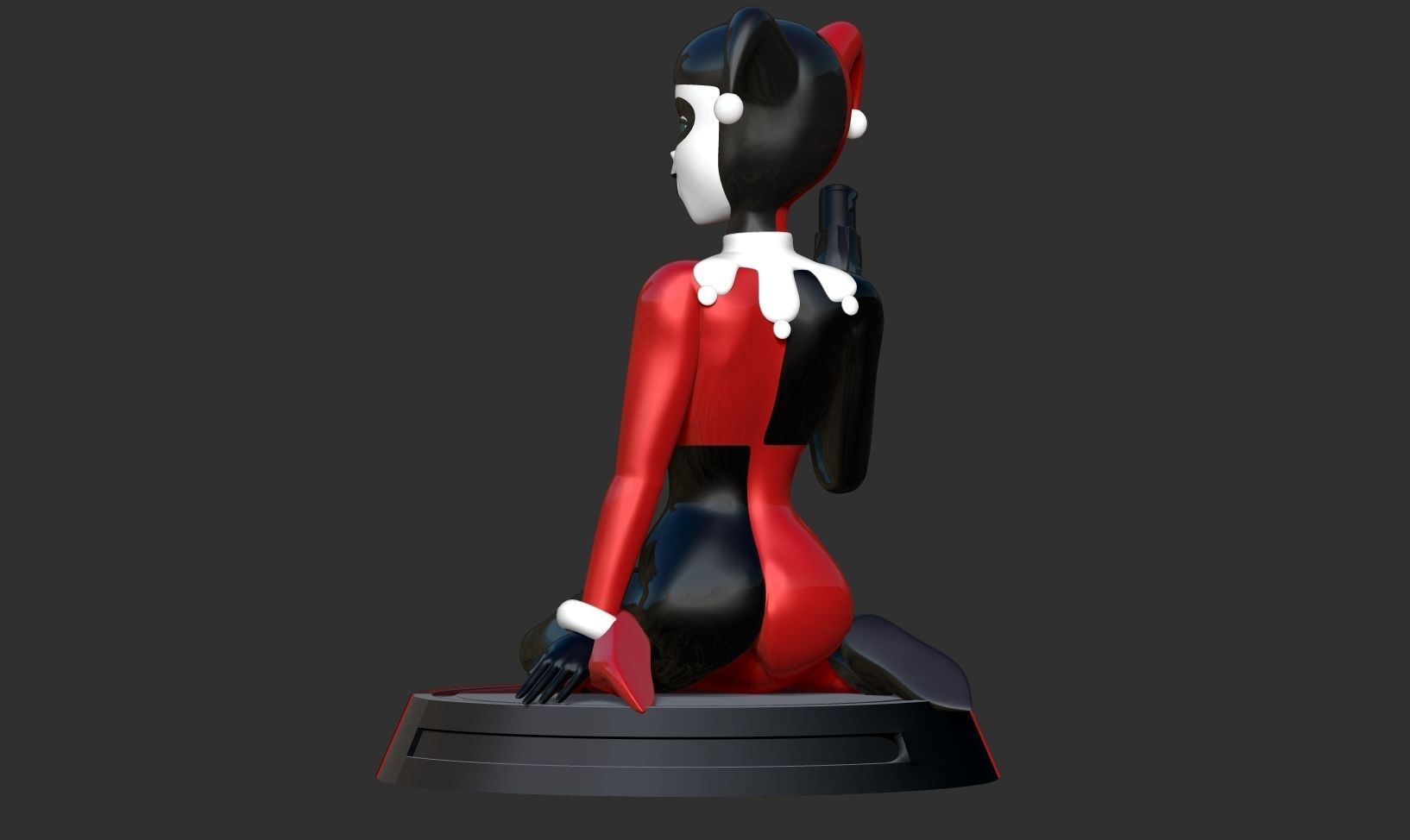 Classic Harley Quinn Fanart 3D print model_6