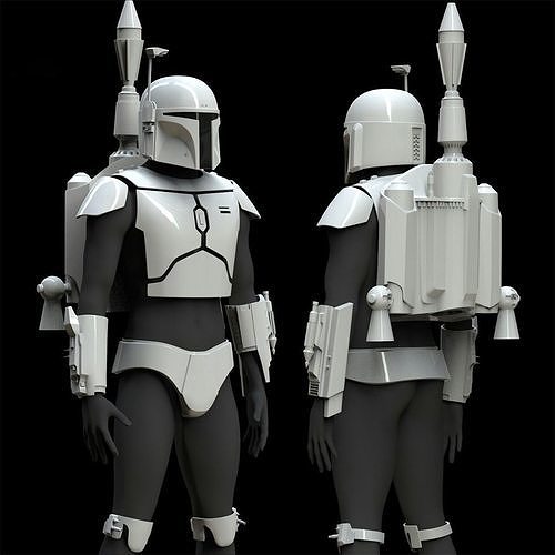 Boba Fett 3D Printing STL Model 3D model 3D printable | CGTrader