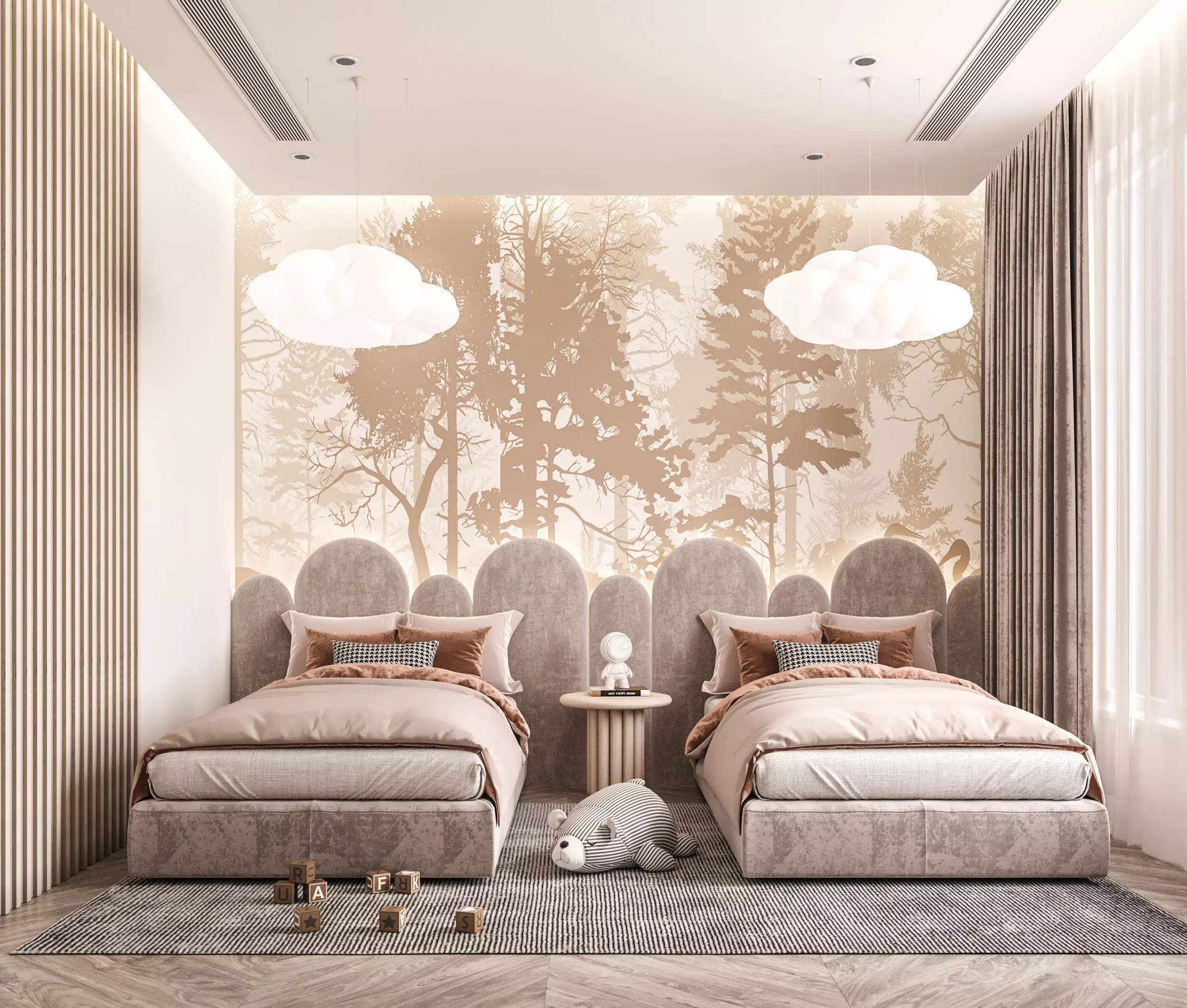 Children Bedroom 3D model_0