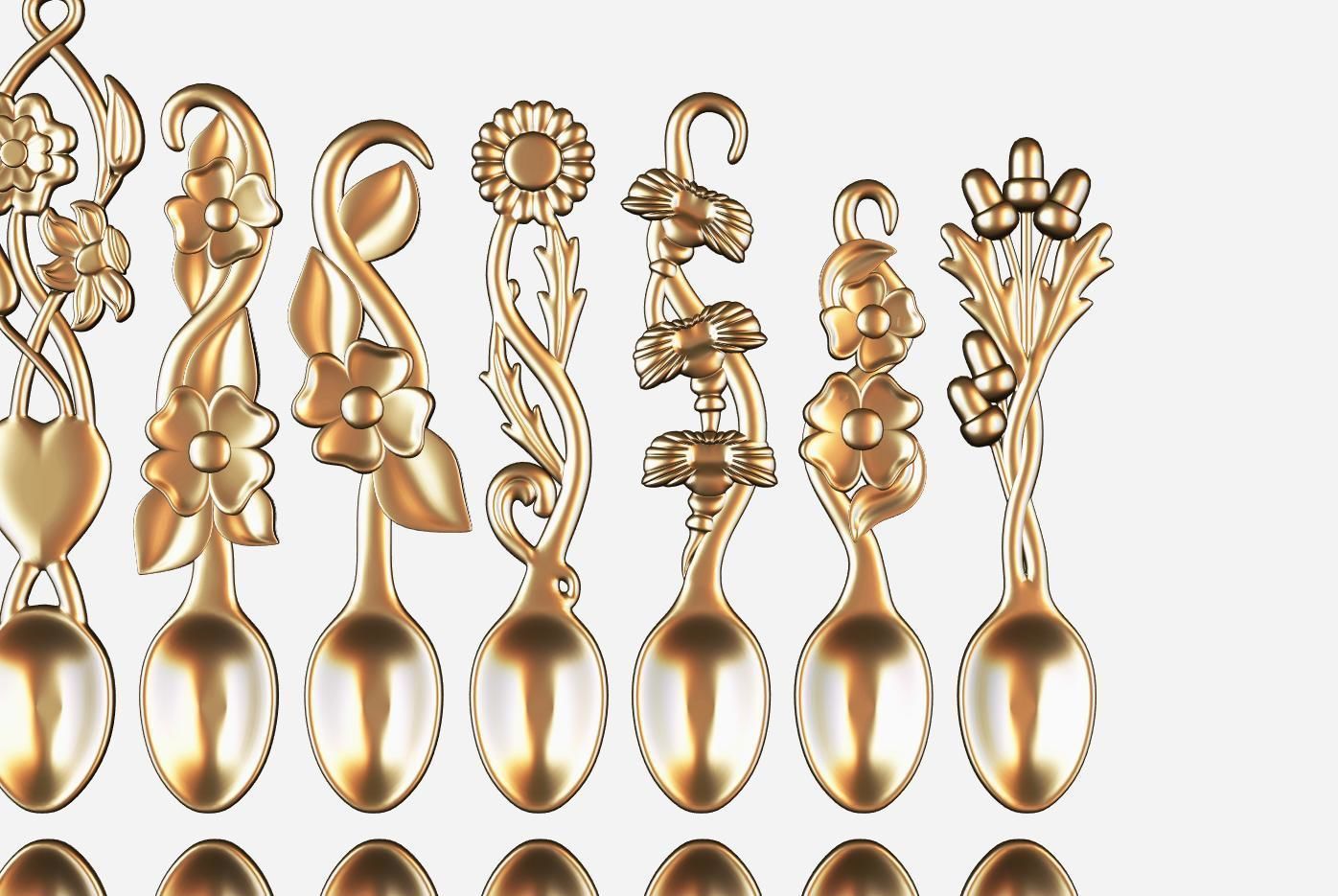 Wooden spoon model for cnc 10 3D model_6