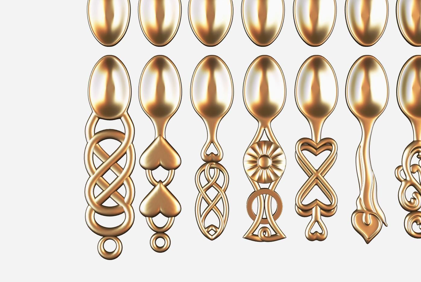 Wooden spoon model for cnc 10 3D model_8