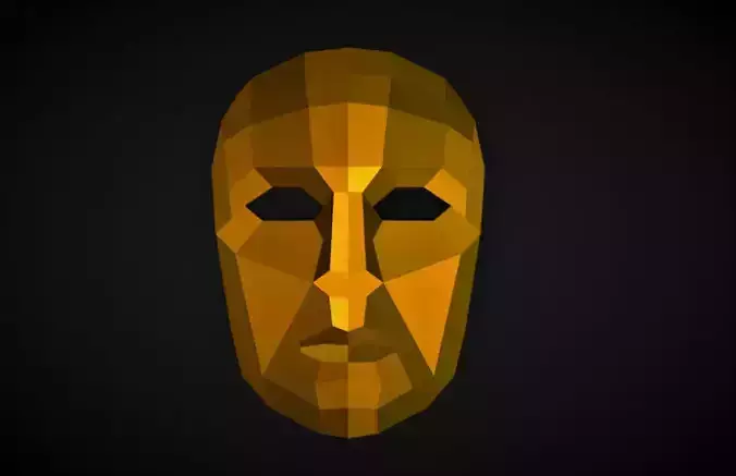 Male Face Mask - 3d Printable