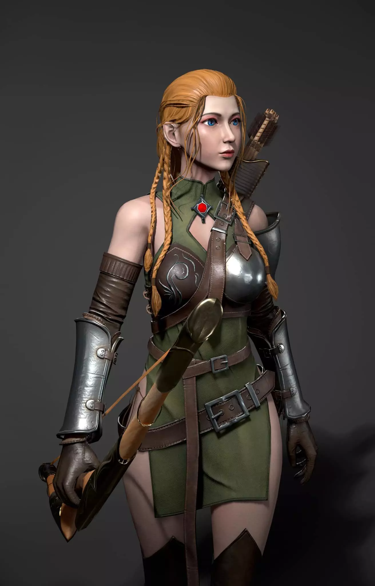 archers 3D print model_0