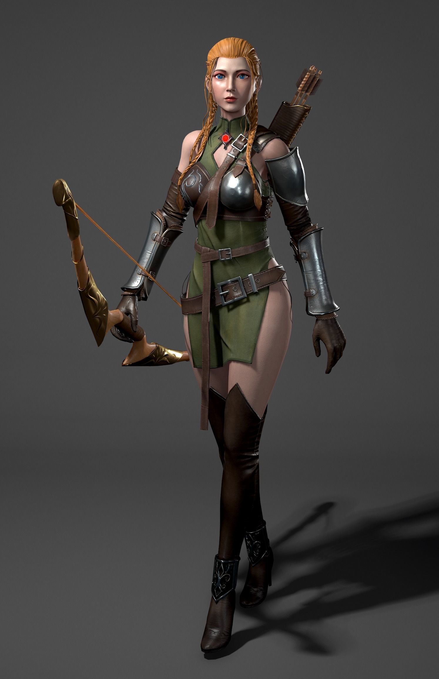 archers 3D print model_1