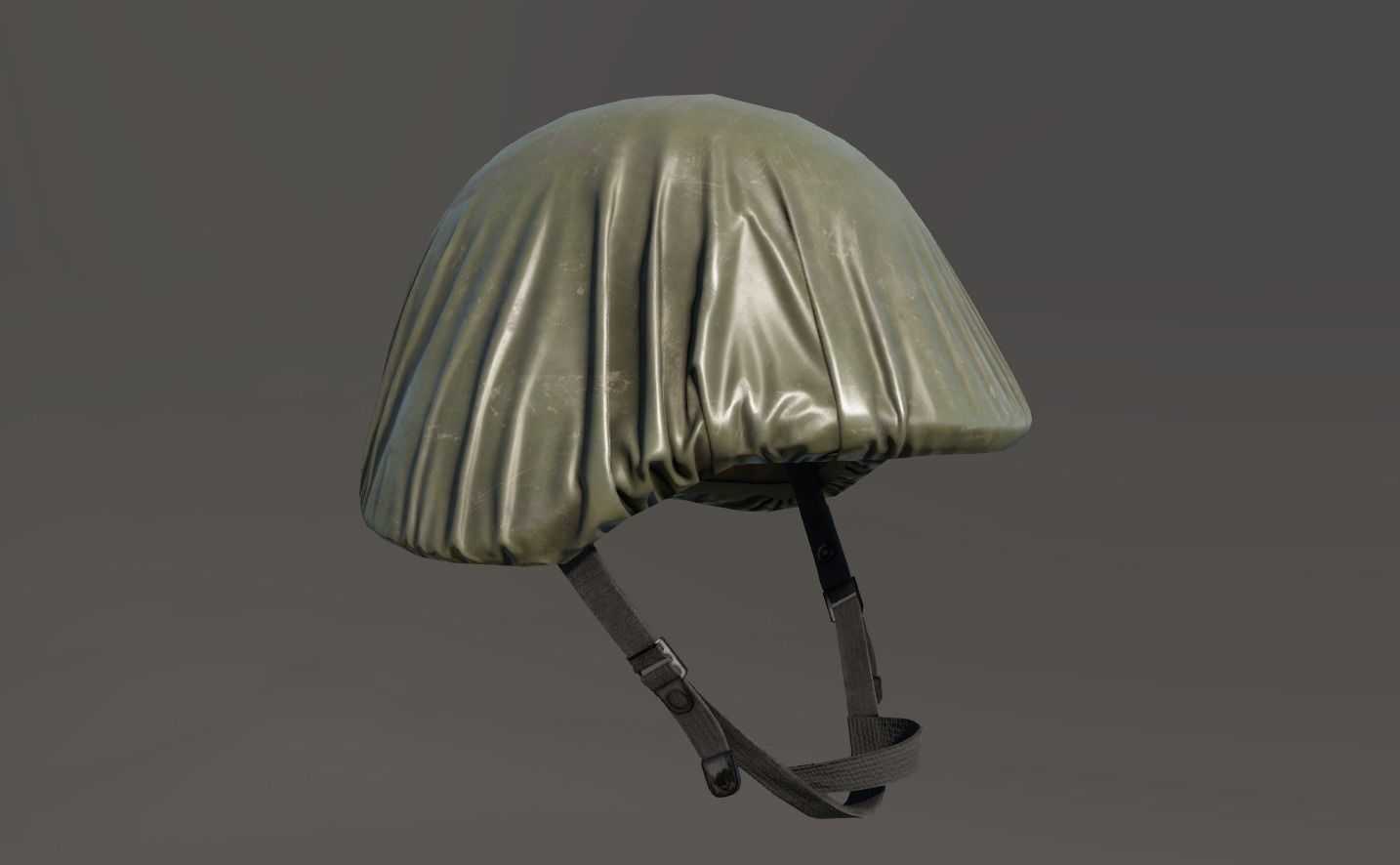 US helmet rain cover Low-poly 3D model_6