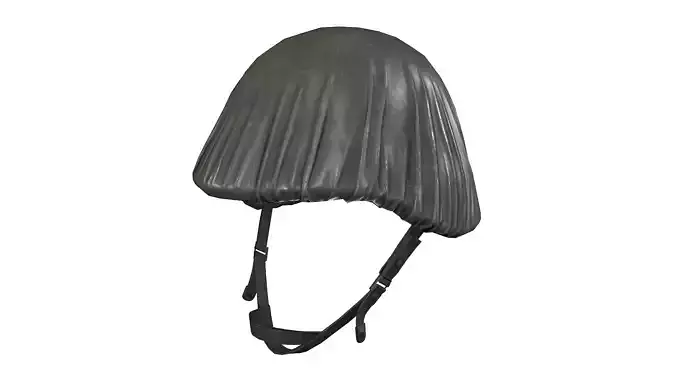 US helmet rain cover Low-poly 3D model