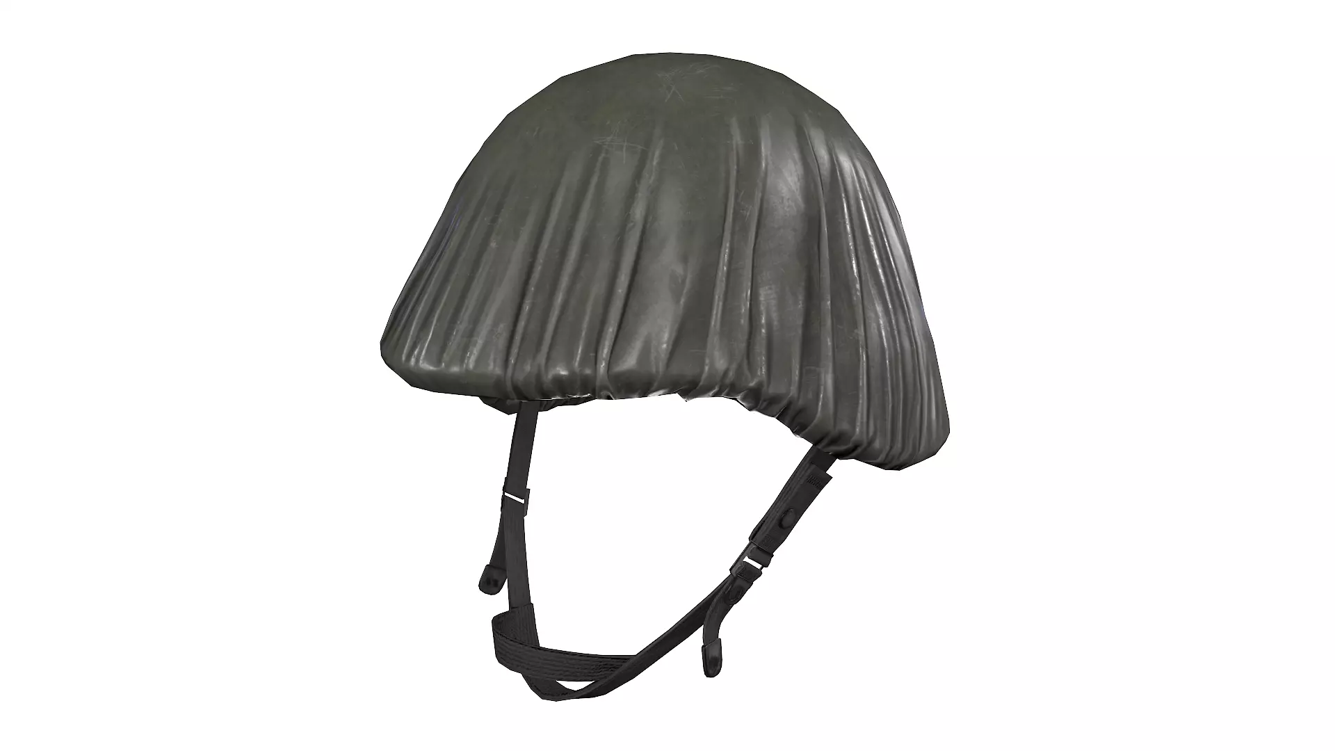 US helmet rain cover Low-poly 3D model_0