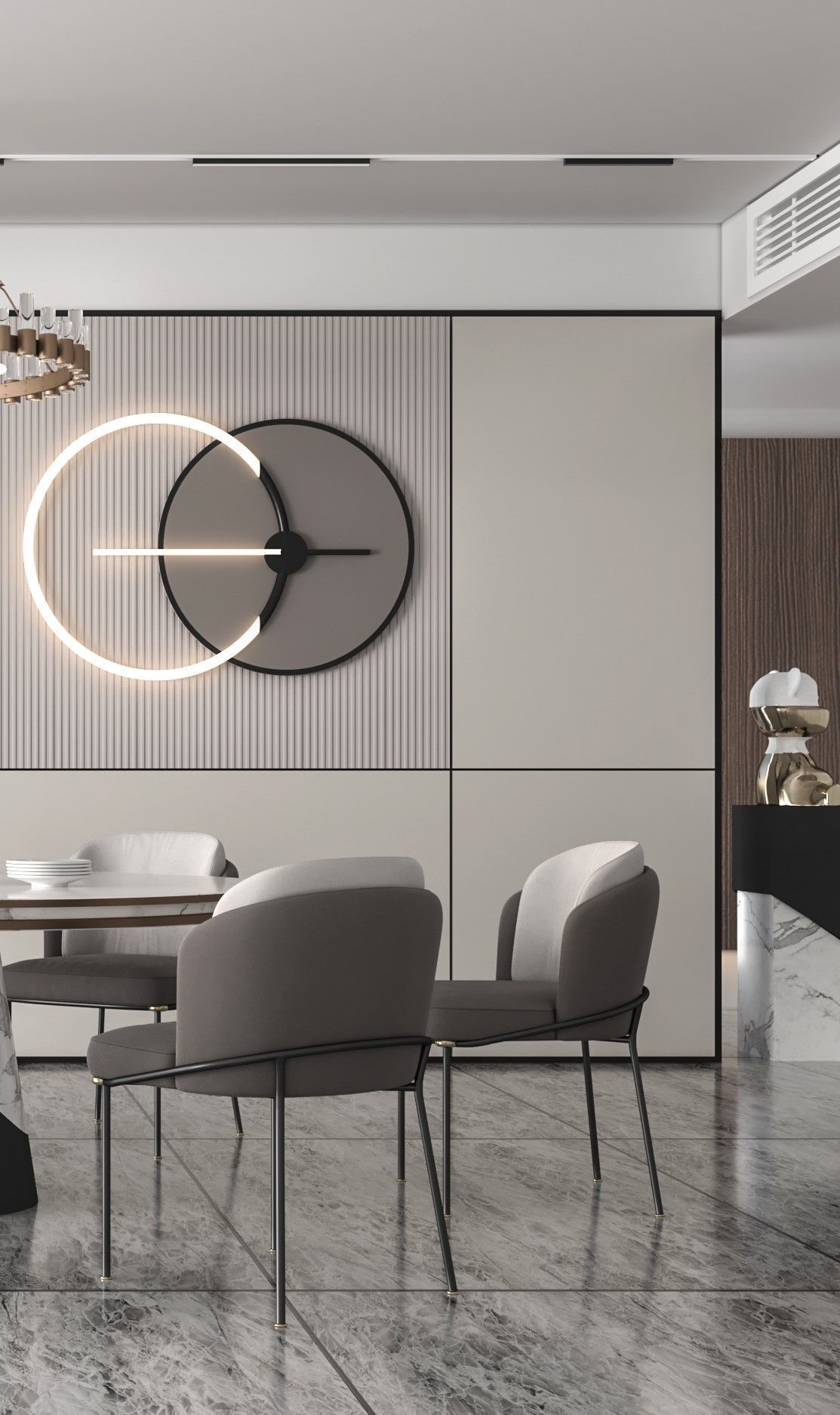 Modern Diningroom 3D model_3