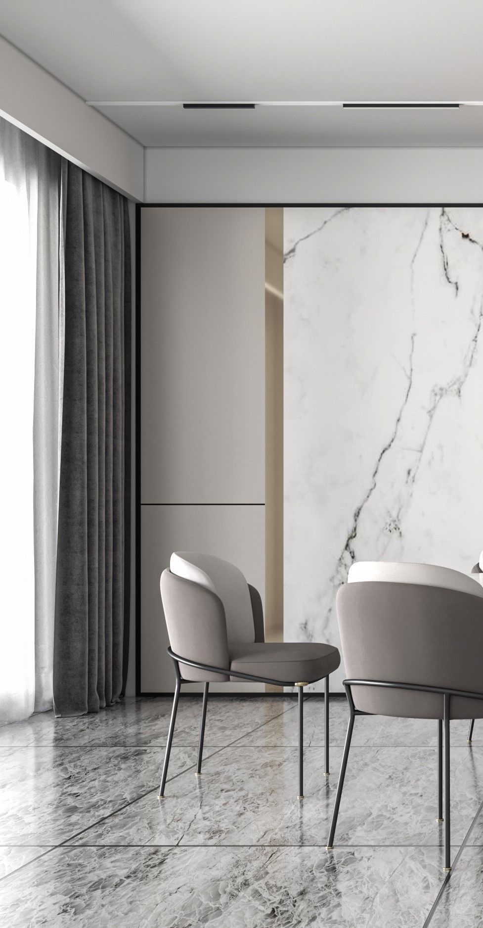 Modern Diningroom 3D model_1