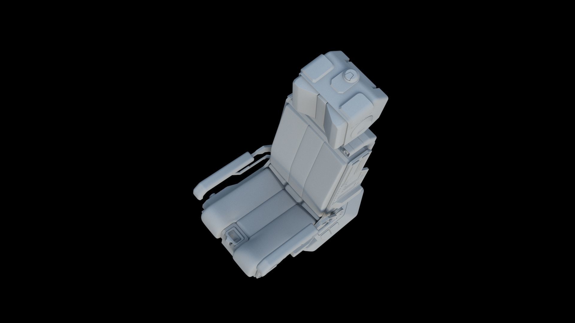 Pilots Seat 2 3D model_10