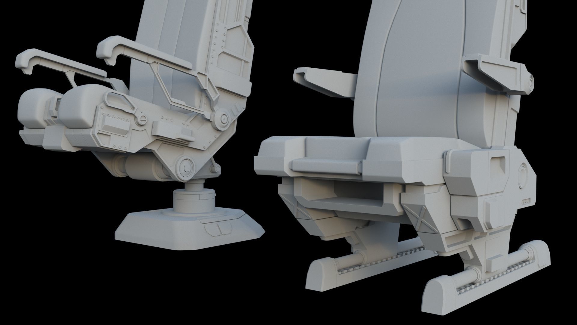 Pilots Seat 2 3D model_21