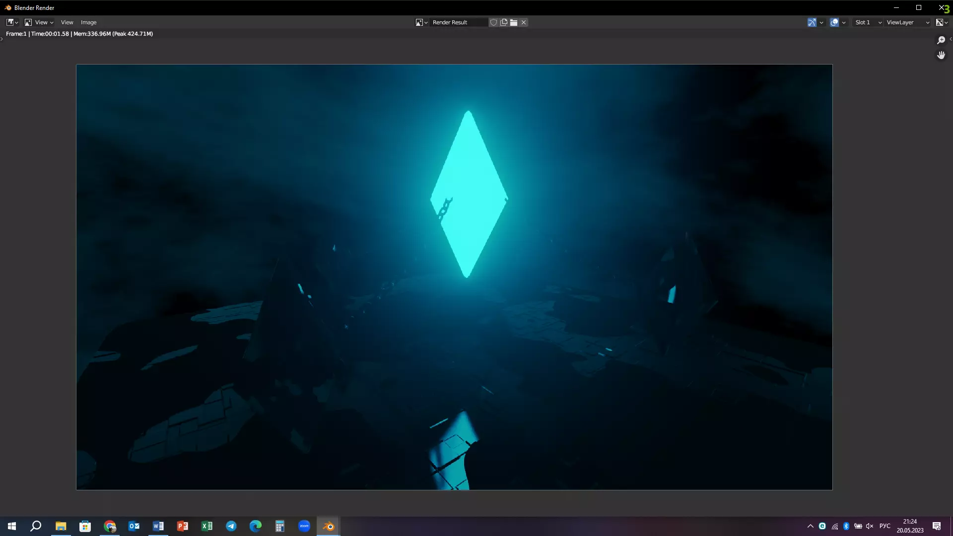Crystal awakening 3D model_0
