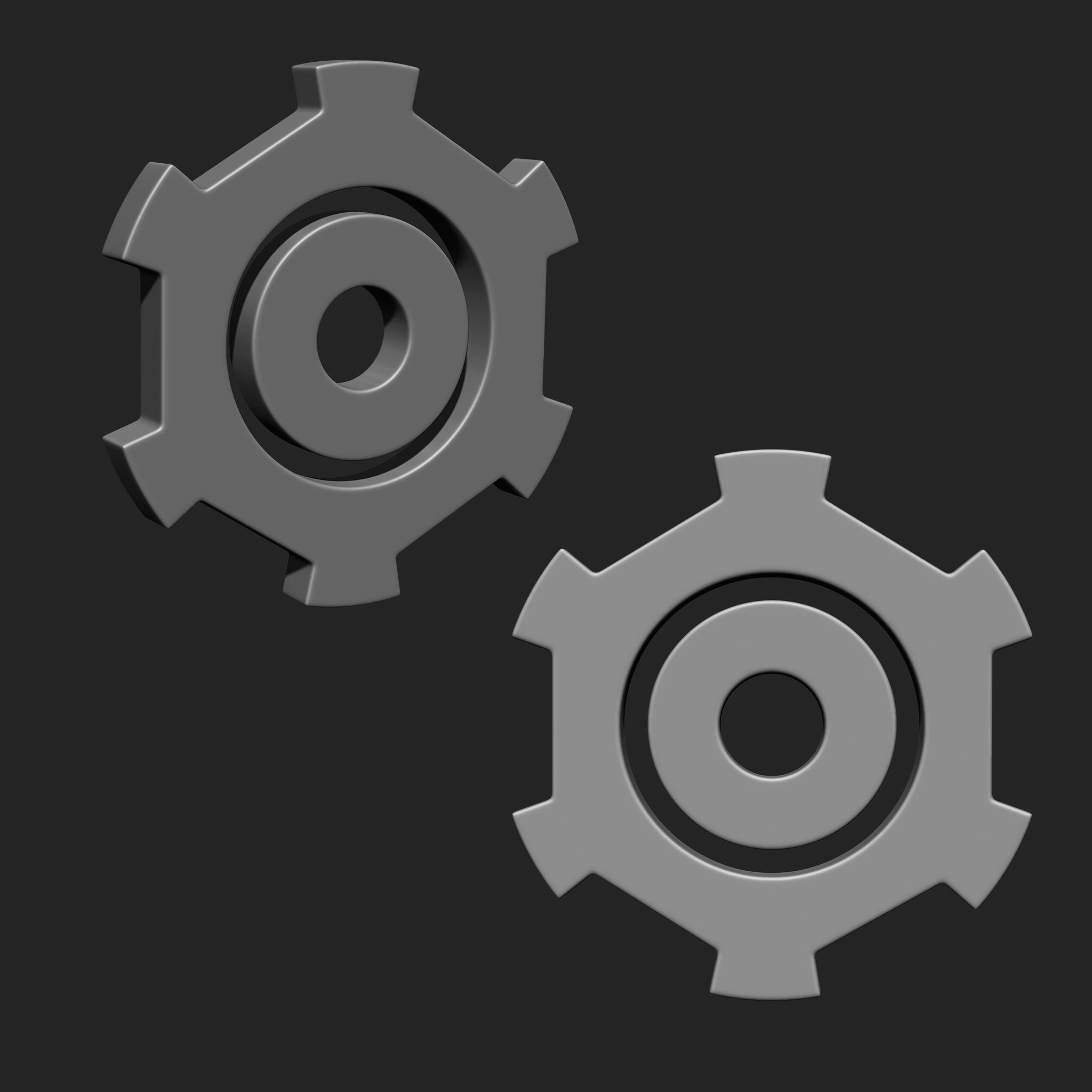 Steampunk Gears IMM Brush Pack 21 in One Vol 3 3D model_6