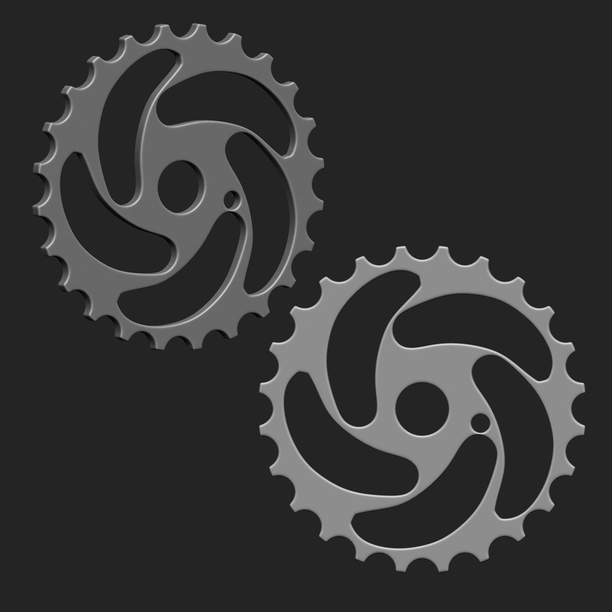 Steampunk Gears IMM Brush Pack 21 in One Vol 3 3D model_4