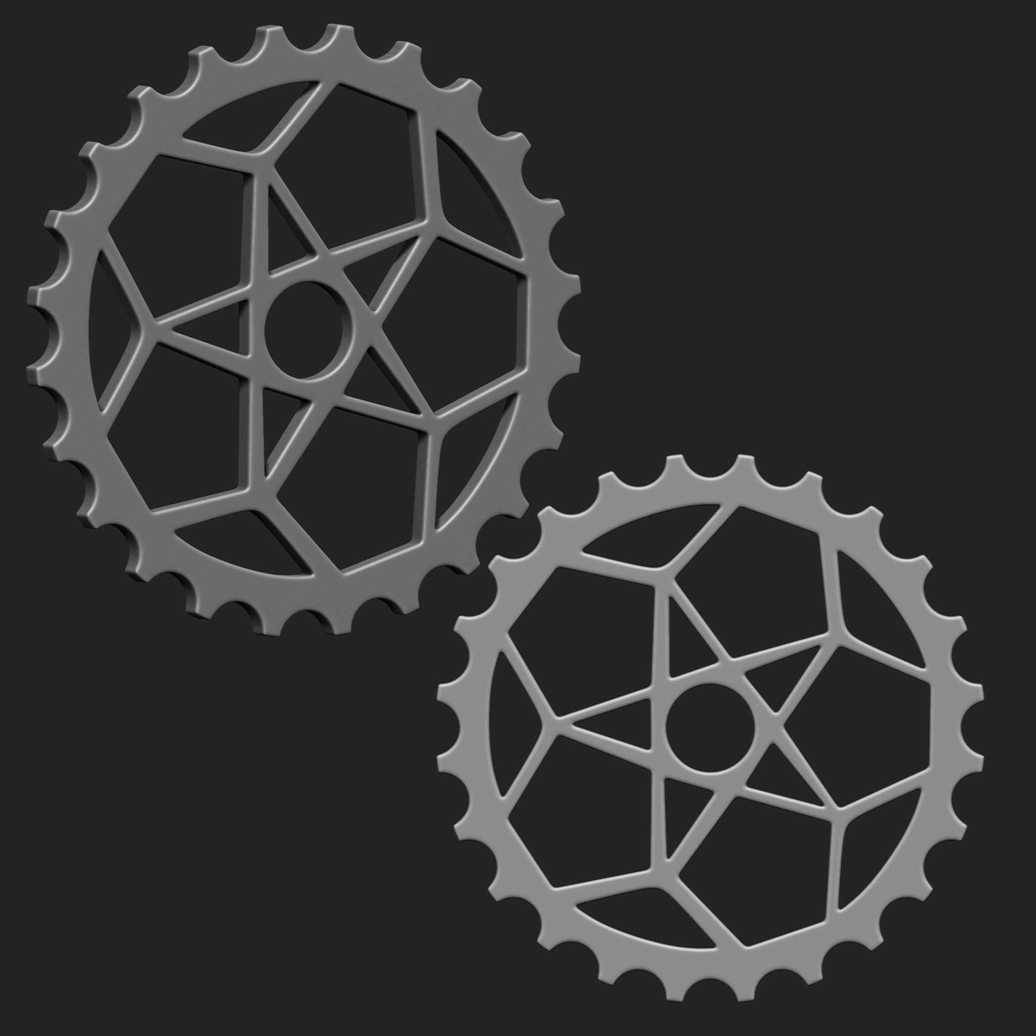 Steampunk Gears IMM Brush Pack 21 in One Vol 3 3D model_3