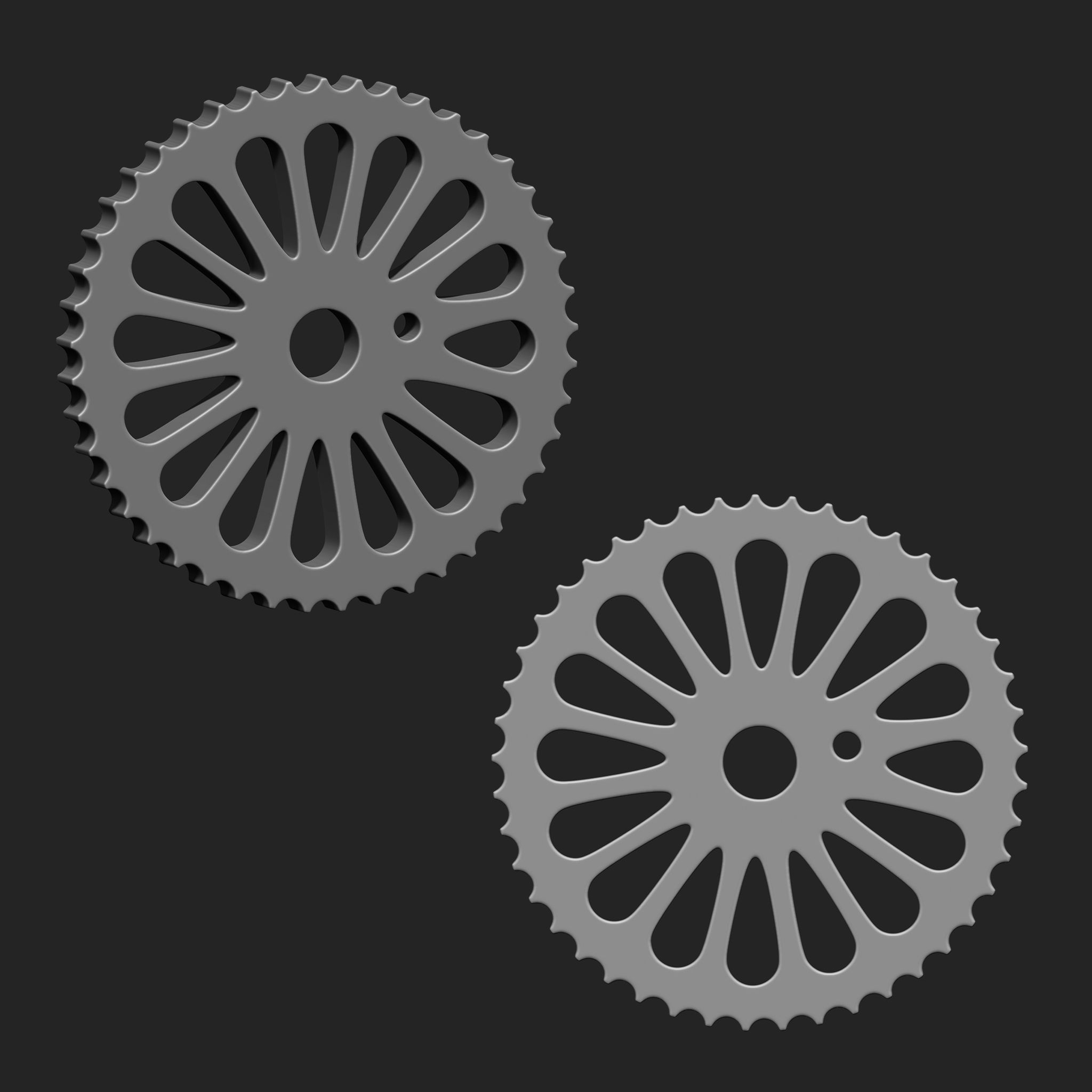Steampunk Gears IMM Brush Pack 21 in One Vol 3 3D model_13