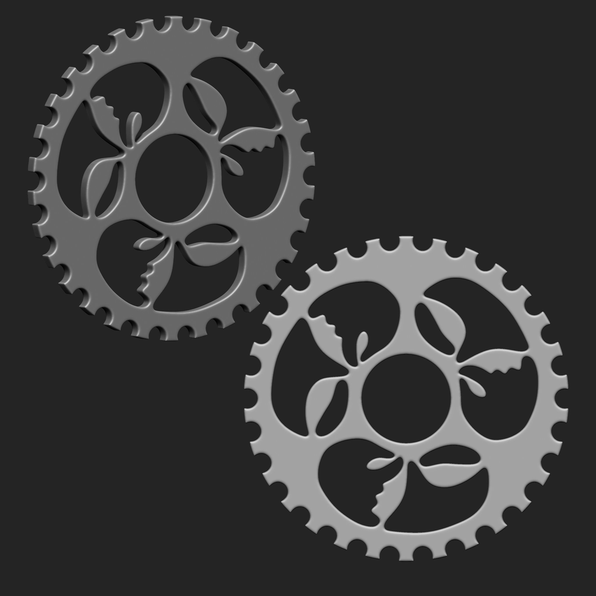 Steampunk Gears IMM Brush Pack 21 in One Vol 3 3D model_19