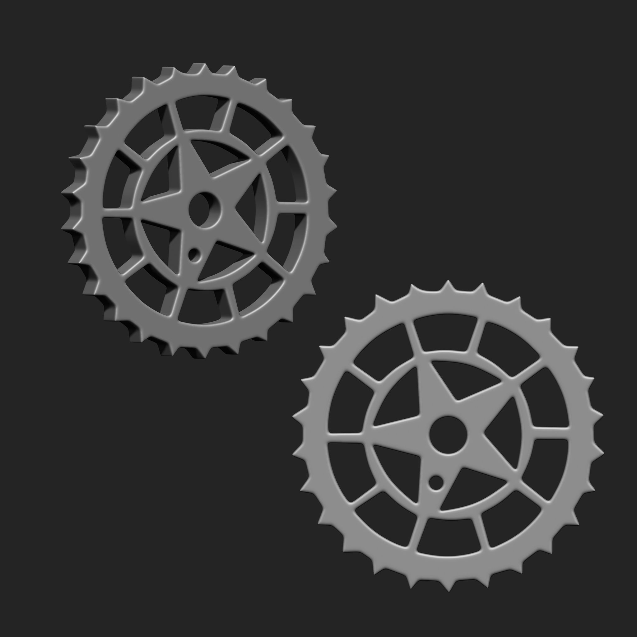 Steampunk Gears IMM Brush Pack 21 in One Vol 3 3D model_1