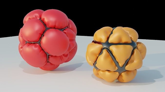 Organic Spheres 3D model