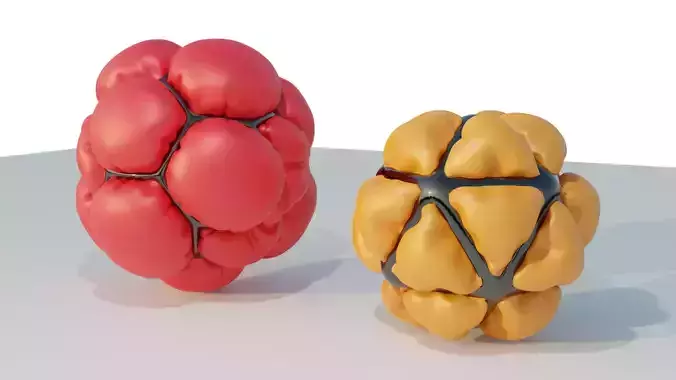 Organic Spheres 3D model