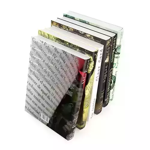 Books Set four stacked