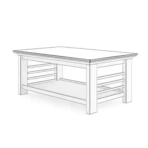 Classical Wooden Coffee Table