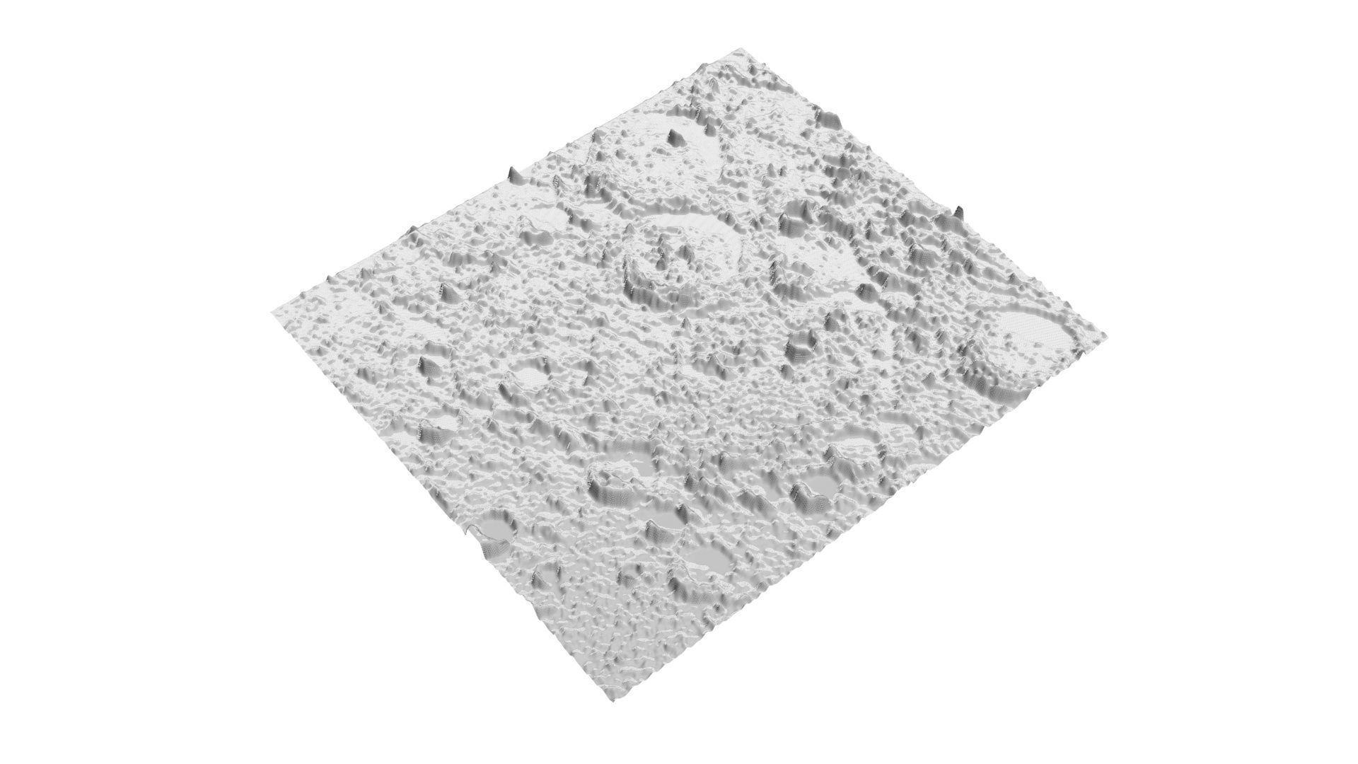 Janssen Lunar Crater 3D model_14