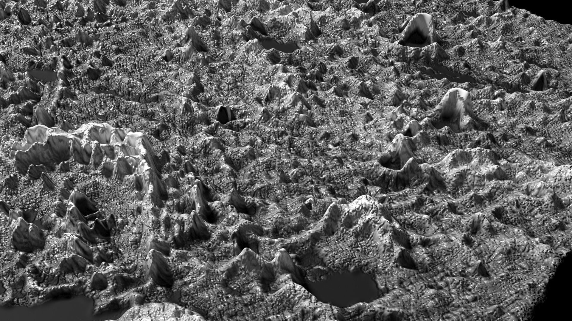 Janssen Lunar Crater 3D model_3