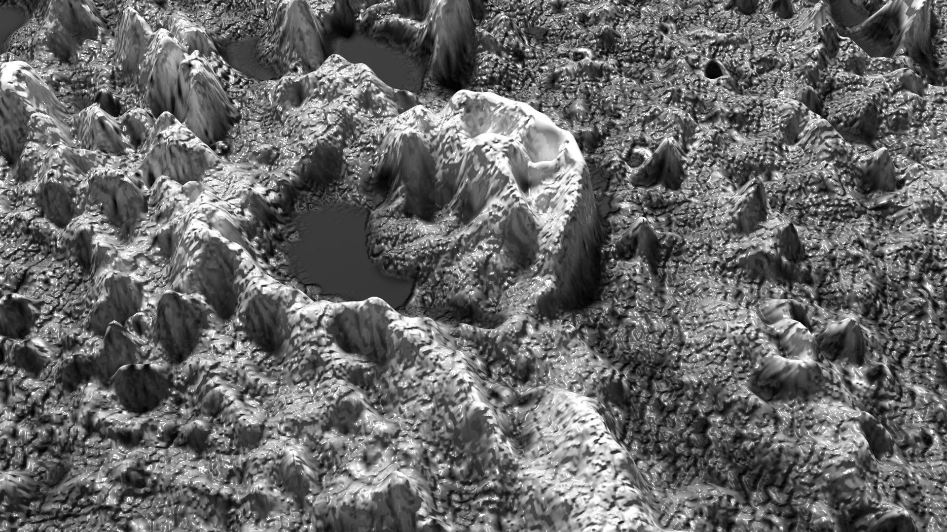 Janssen Lunar Crater 3D model_5