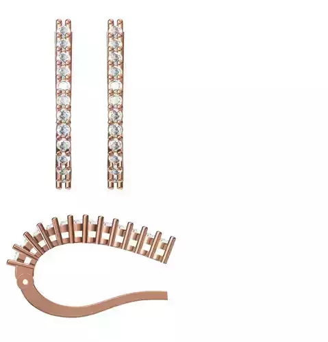 Women Earrings STL JCD Details