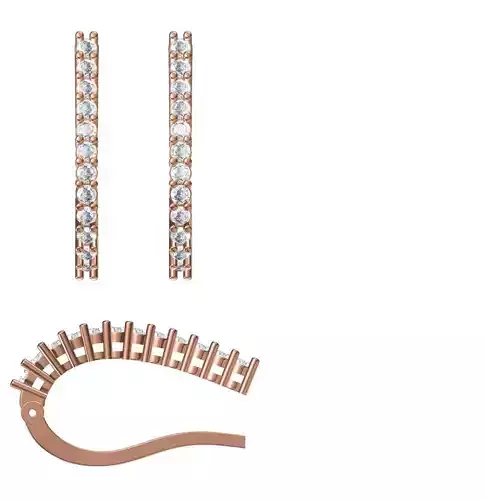 Women Earrings STL JCD Details