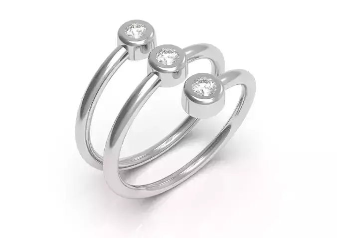 20 Rings With 3 Stones