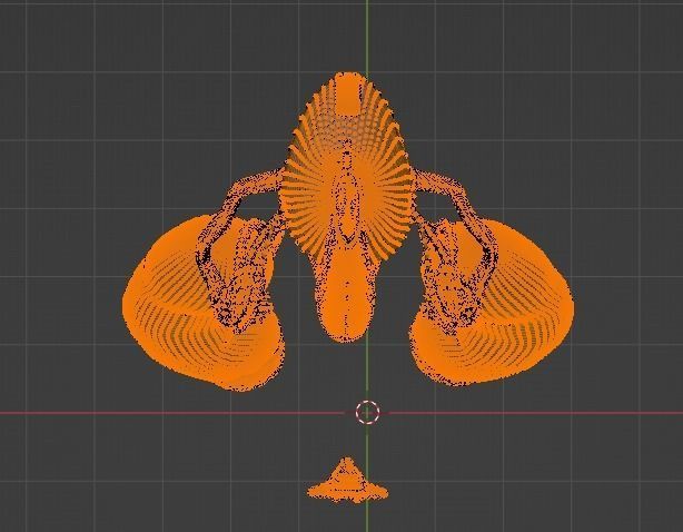 3D Model of Female Reproductive Urinary System Hip and Sacrum 3D model_105