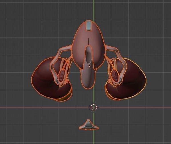 3D Model of Female Reproductive Urinary System Hip and Sacrum 3D model_80