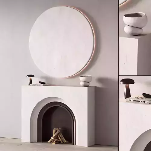 291 fireplace area decorative wall 09 minimal modern classic 00