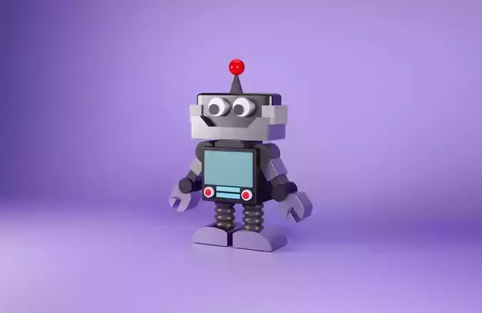 CARTOON ROBOT 3D  Free 3D model