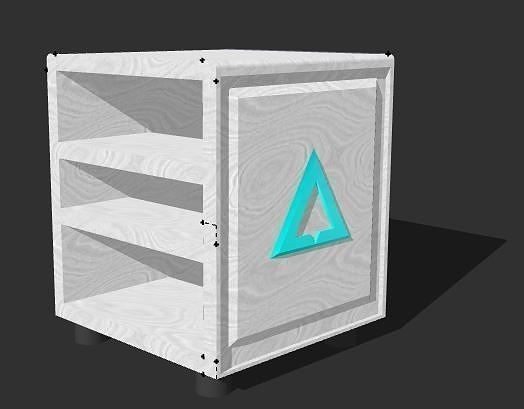 Small room table 3D print model