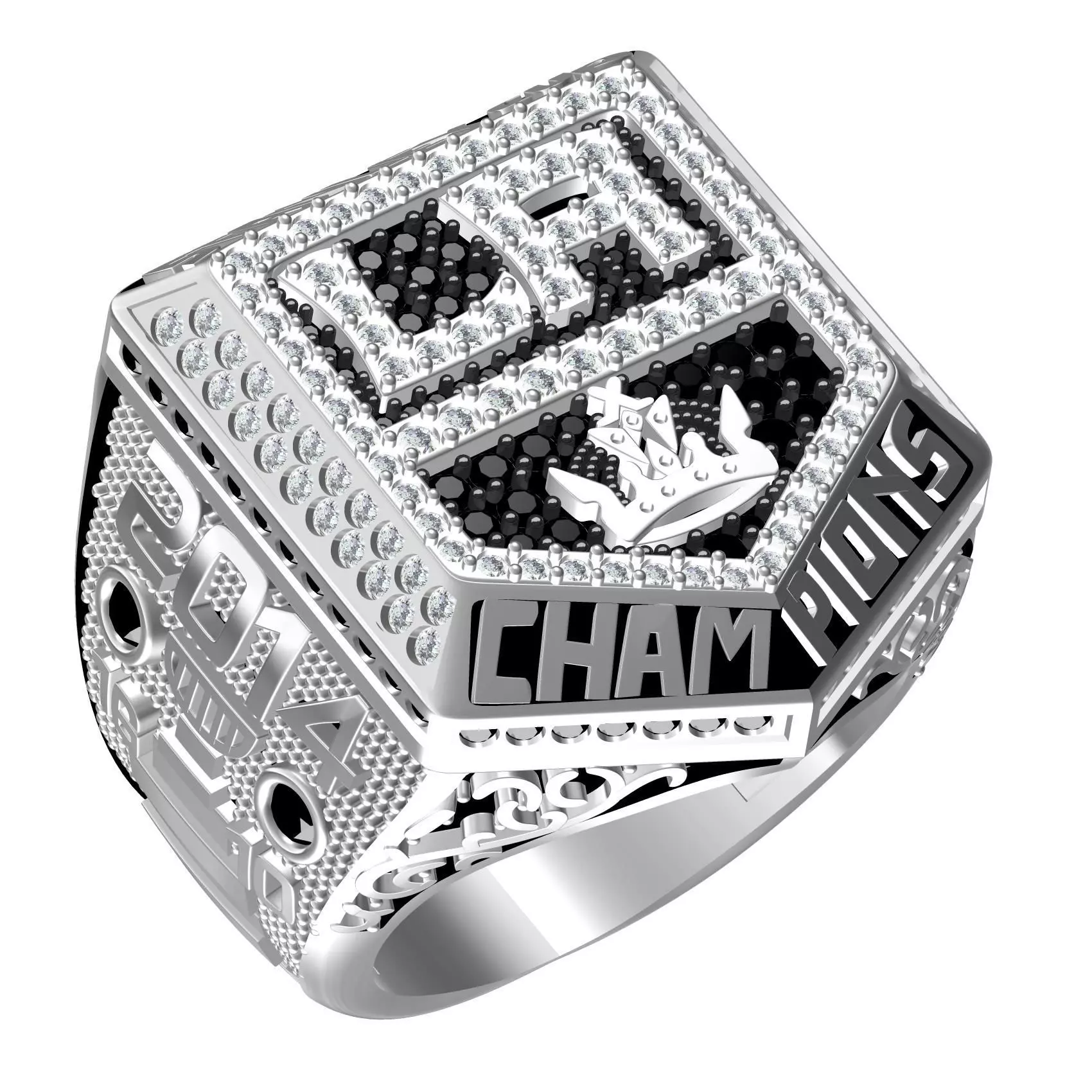 Williams Kings 2014 Championship Ring 3D print model