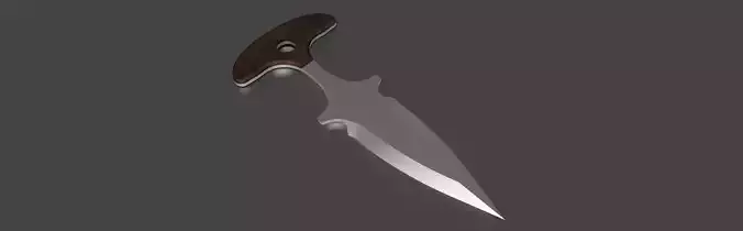 3D model knife 