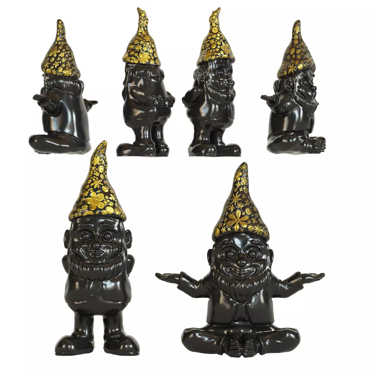 Dwarf set Kare Design 3D print model_0