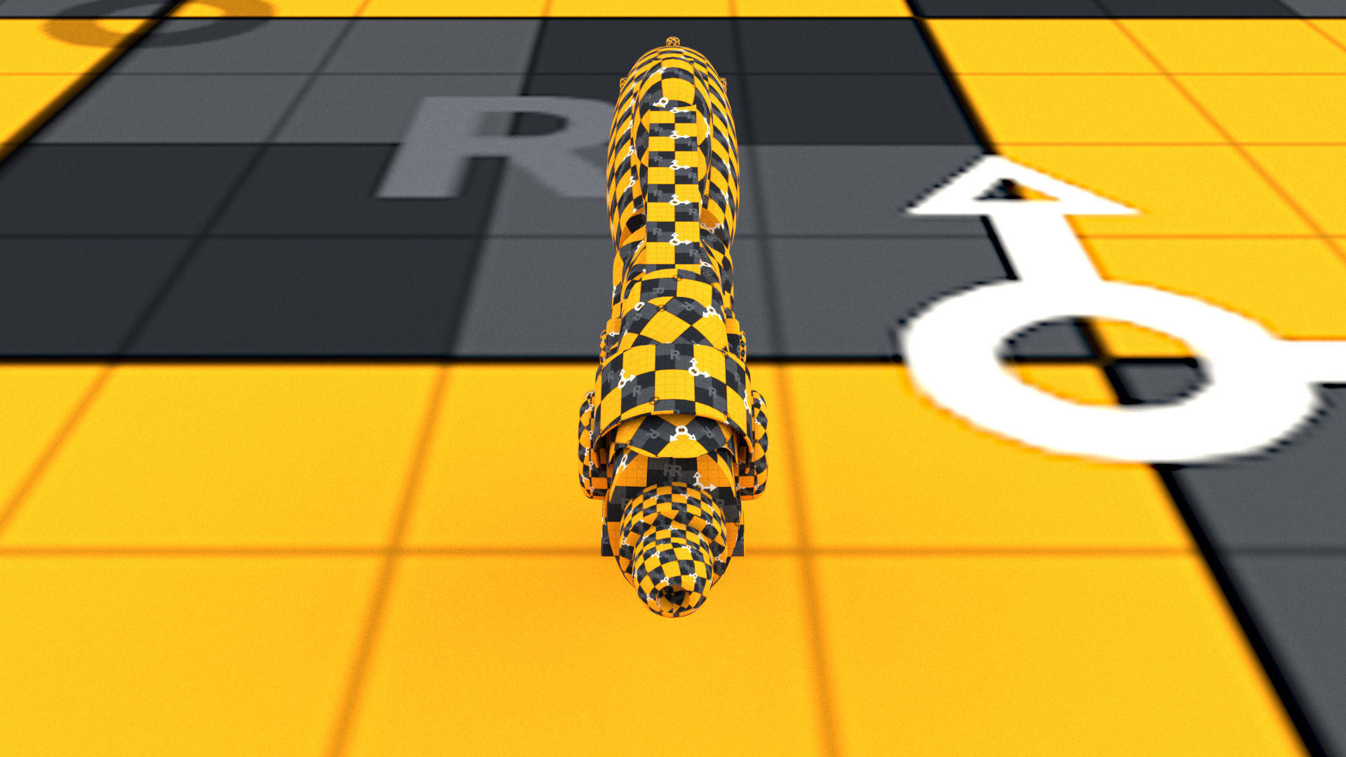 laos Water Gun Low-poly 3D model_11