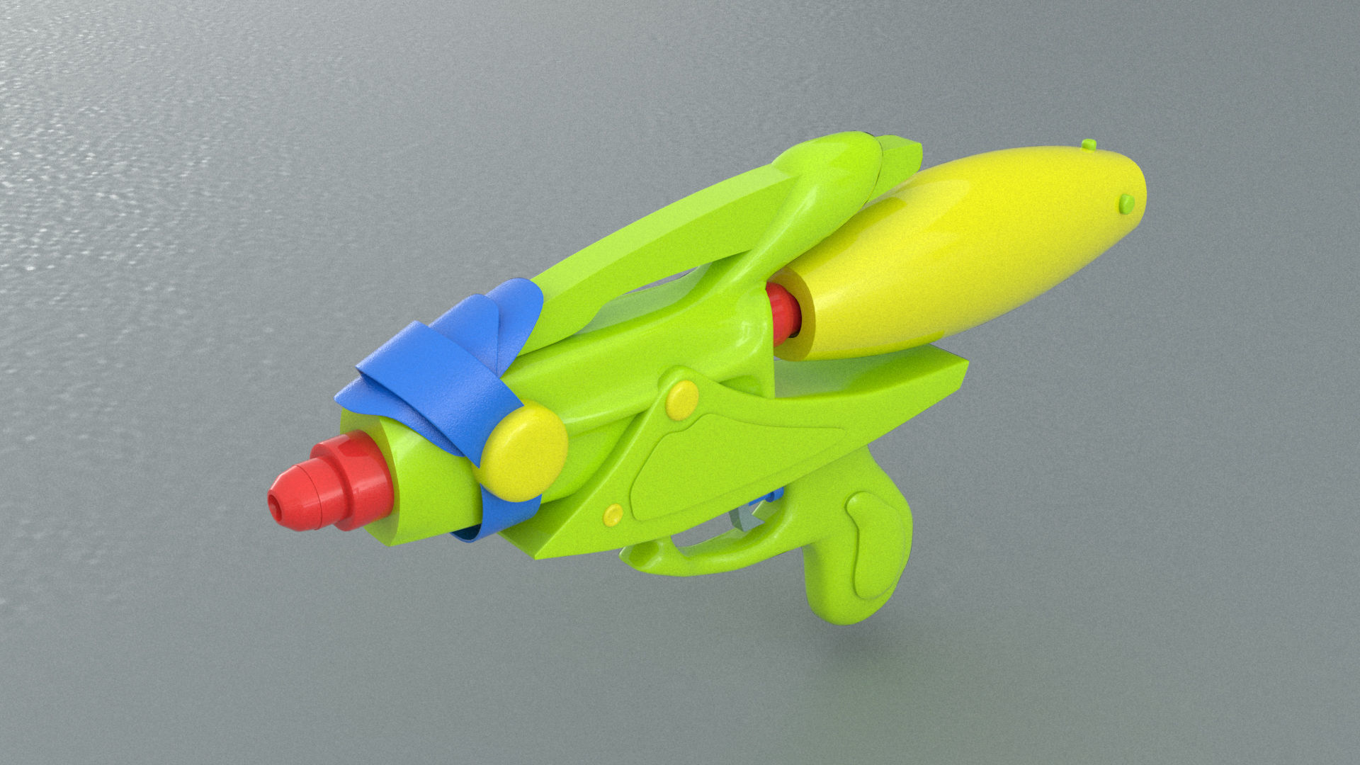 laos Water Gun Low-poly 3D model_3