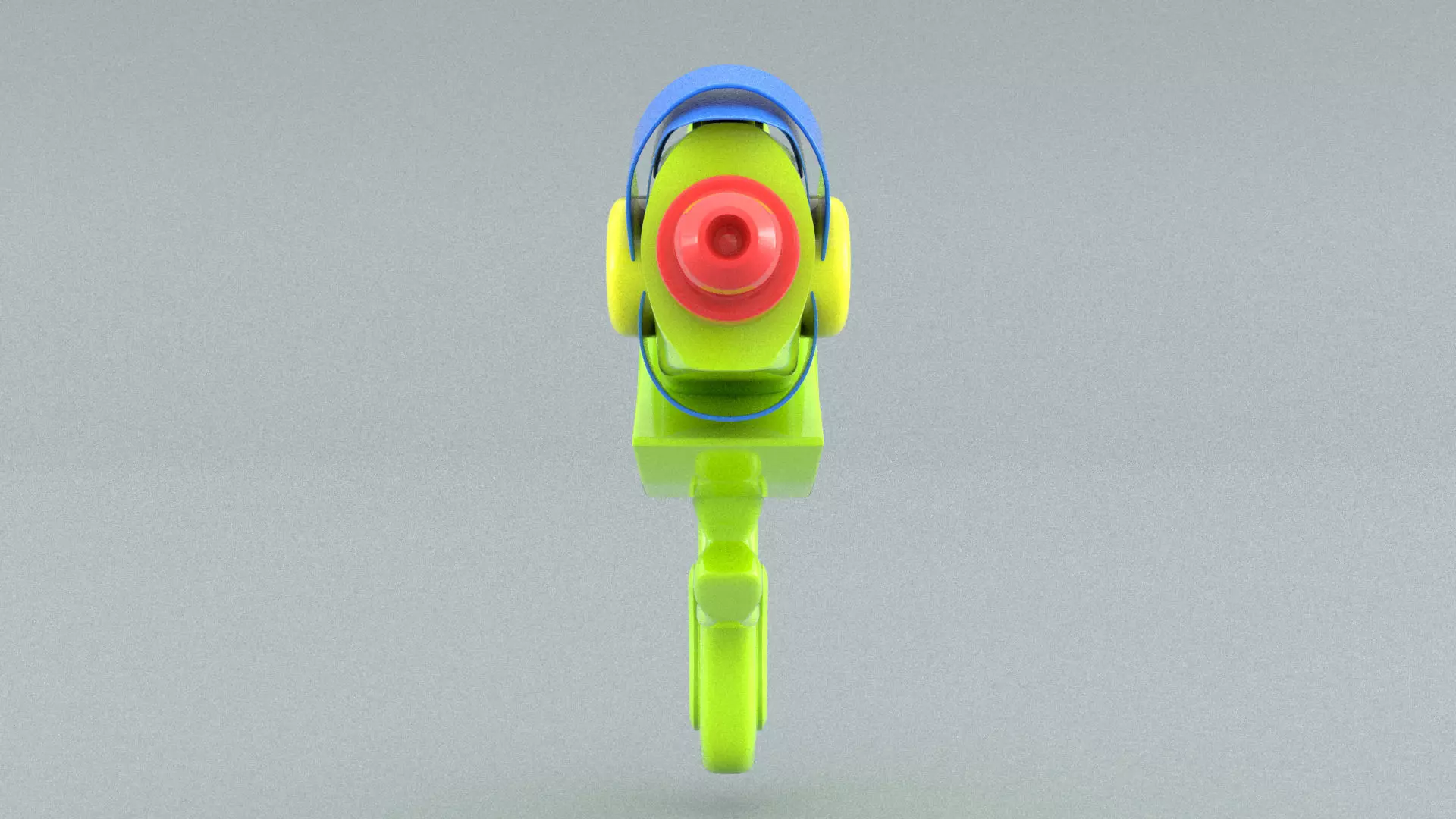 laos Water Gun Low-poly 3D model_0
