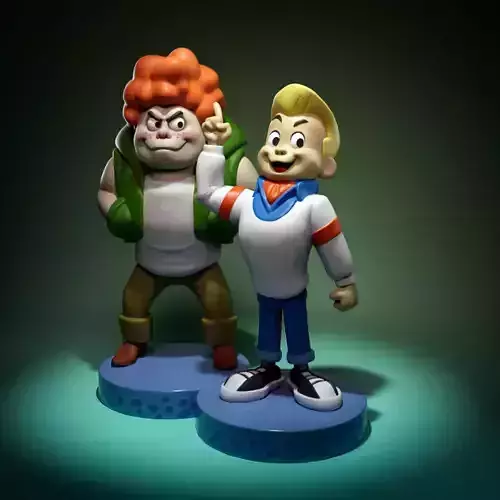 Fred and Red Herring - A Pup Named Scooby-Doo 3D print model