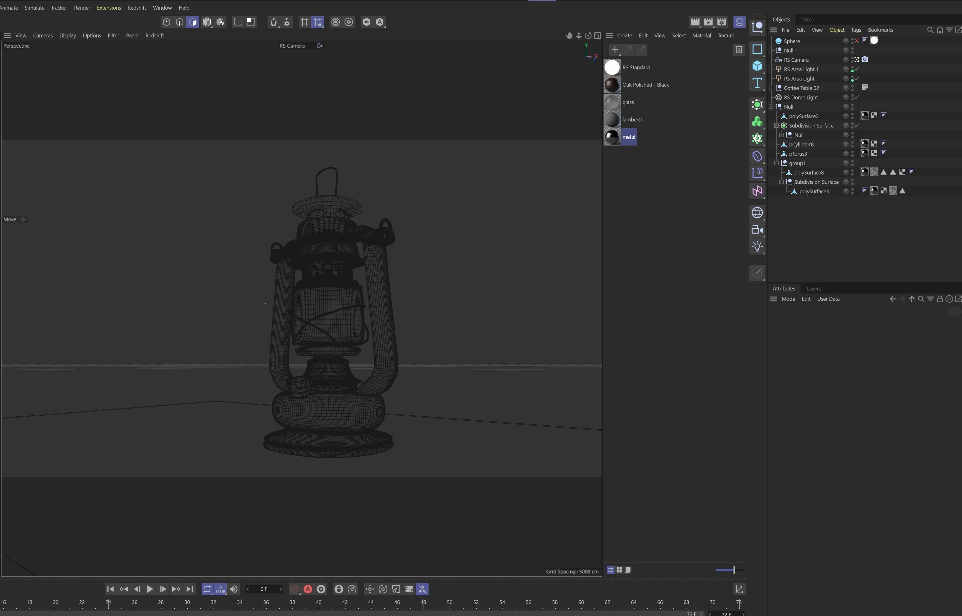 Lantern 3D Model 3D model_1