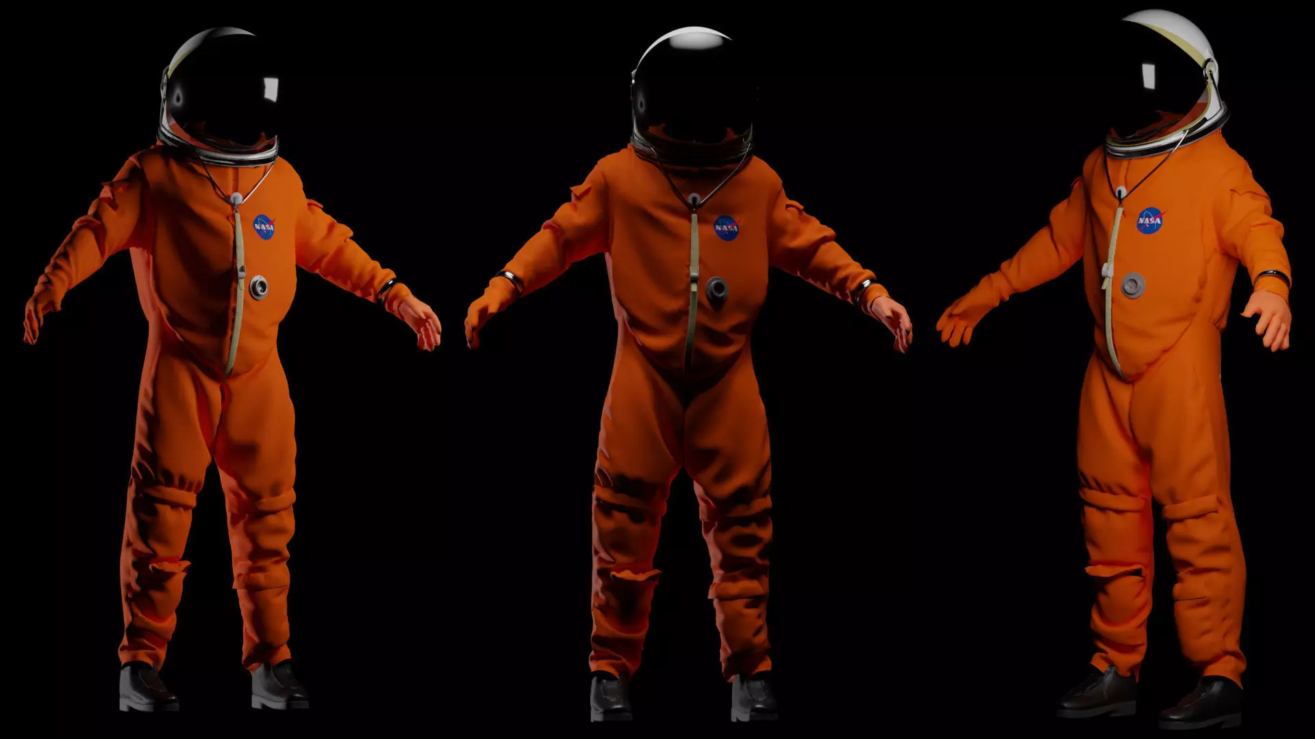 SPACE SUIT 3D MODEL Low-poly 3D model