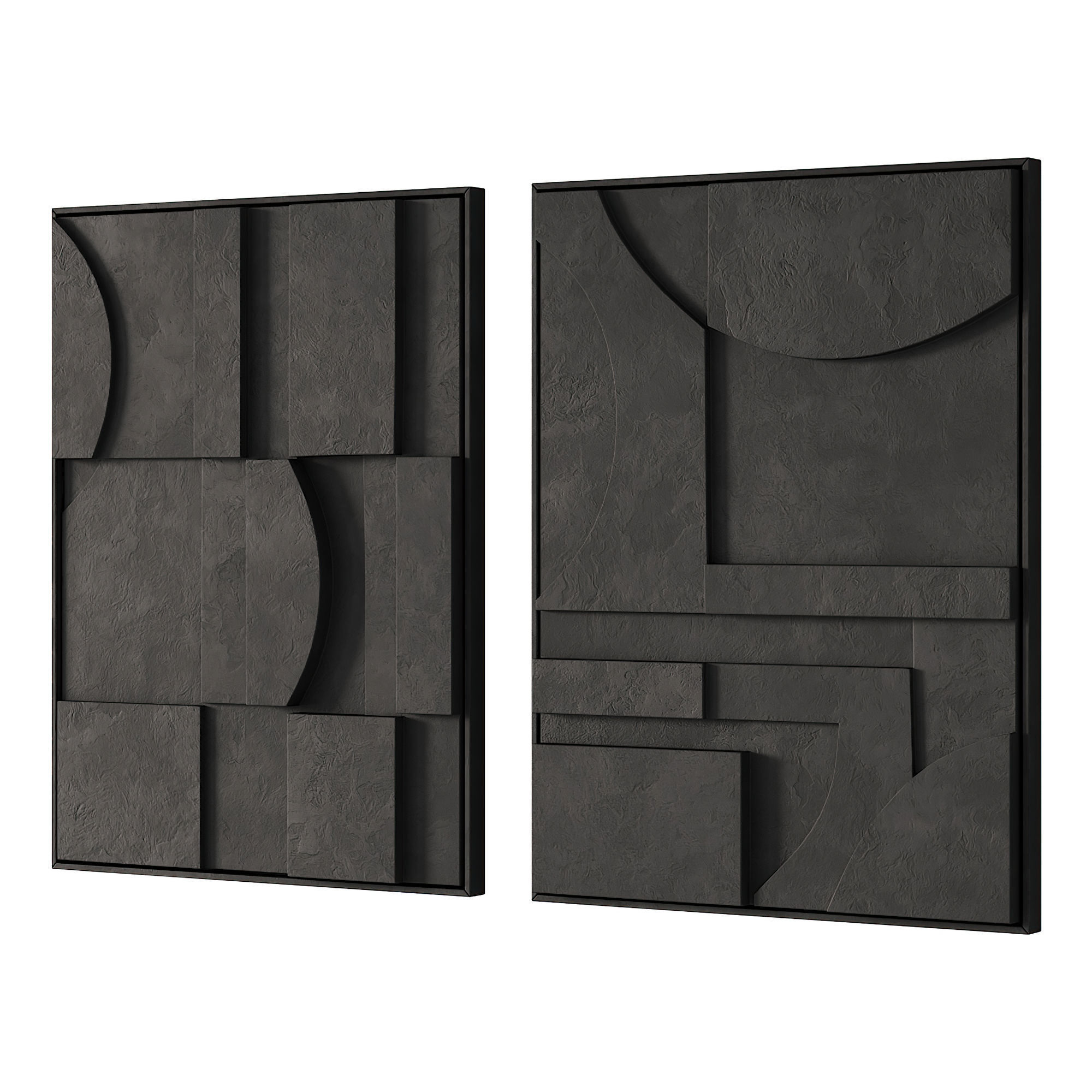 297 frame artwork 07 relief wall art by iola studio 01 3D model_4
