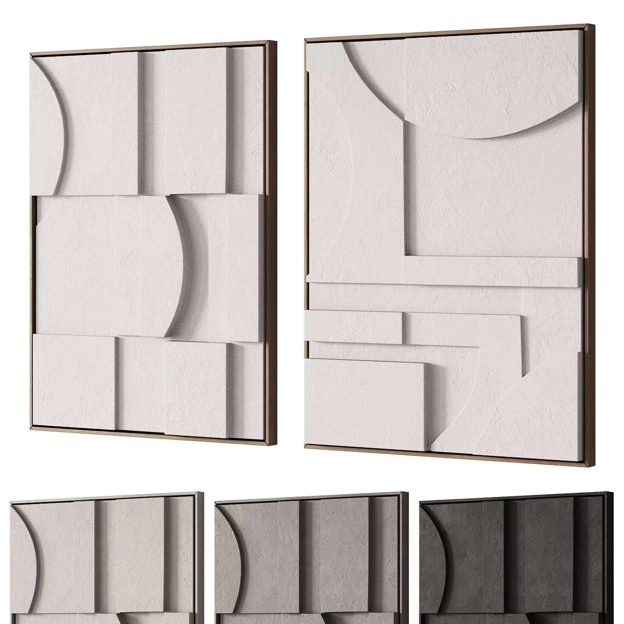 297 frame artwork 07 relief wall art by iola studio 01 3D model_0